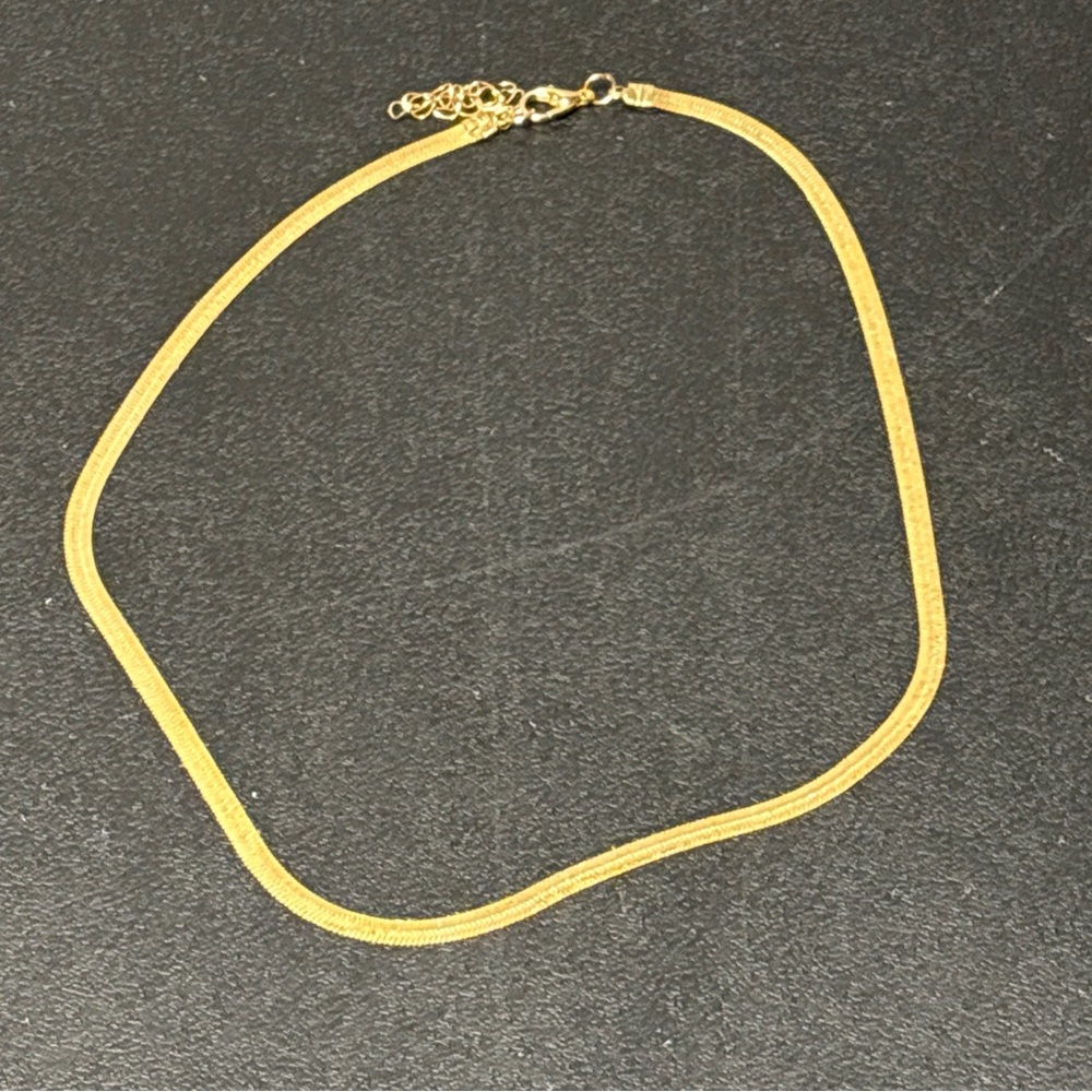 Elegant Gold Necklace, 16”